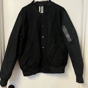 J.Lindeberg Black Varsity Jacket